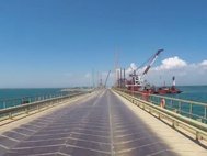 Видео со стройки Крымского моста