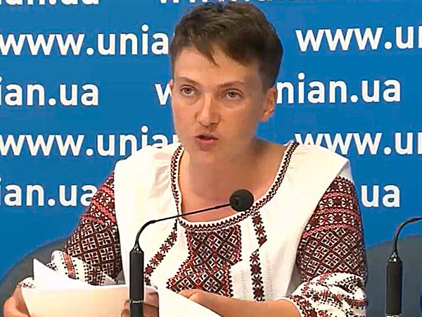 Пресс-конференция Н.Савченко
