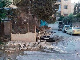 Разрушения на улицах Алеппо