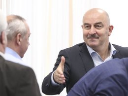Станислав Черчесов в день назначения главным тренером сборной РФ по футболу