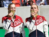 Екатерина Макарова и Елена Веснина. 