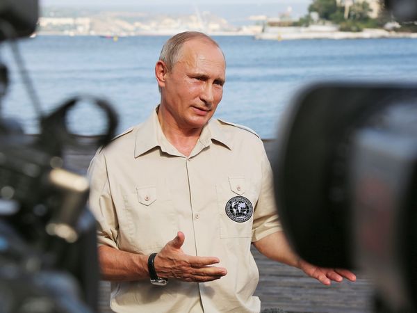 Владимир Путин в Крыму