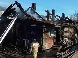 Пожар в центре Рязани