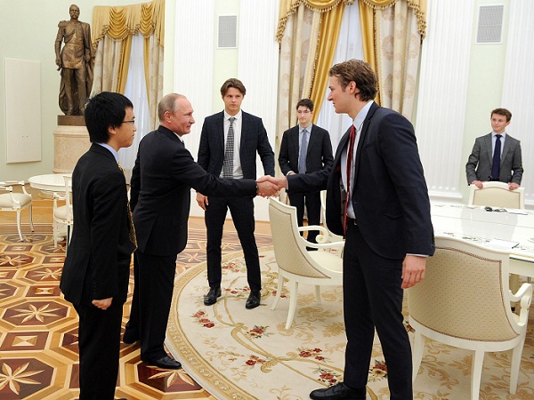 Встреча со студентами Итонского колледжа в Кремле