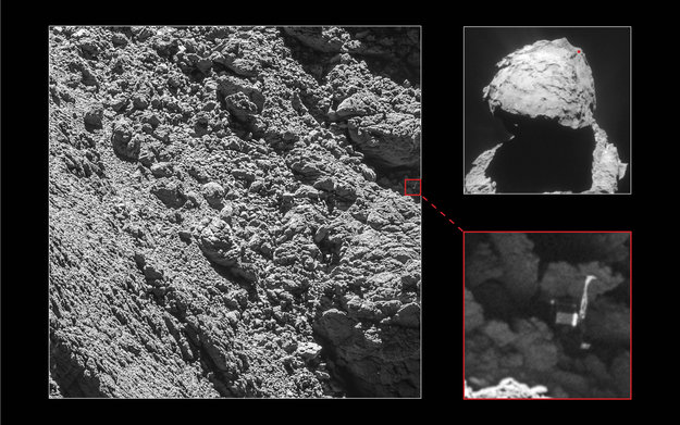 Зонд «Фила» на поверхности кометы Чурюмова-Герасименко