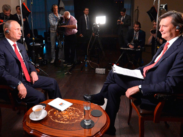  В.Путин. Интервью международному информационному холдингу Bloomberg.