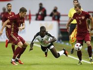 Товарищеский матч между сборными РФ и Ганы по футболу