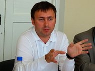 Лидер «Гражданской платформы» Олег Чистяков