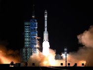 Запуск в космос станции Тяньгун-1