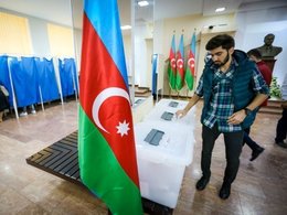 Голосование на референдуме в Азербайджане.