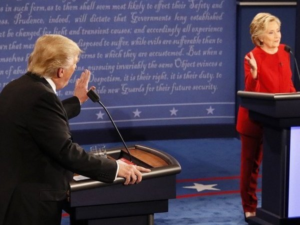 Дебаты Хиллари Клинтон и Дональда Трампа