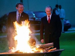 Алексей Кудрин и Владимир Путин (слева направо)