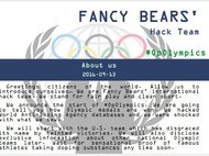 Сайт хакерской группы Fancy Bears