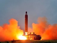 Запуск ракеты "Мусудан".