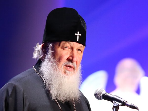 Патриарх Кирилл на открытии фестиваля "Лучезарный ангел"
