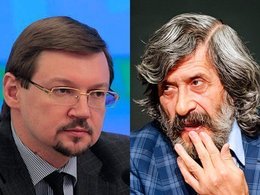 Коллаж: Заместитель министра культуры Александр Журавинский и директор «Сатирикона» Анатолий Полянкин.