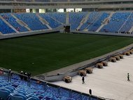 Выкатное поле стадиона "Зенит-Арена". 24 октября 2016
