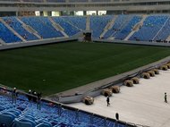 Выкатное поле стадиона "Зенит-Арена". 24 октября 2016