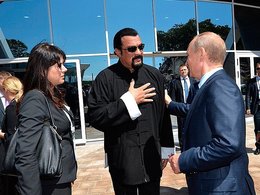 Стивен Сигал и Владимир Путин