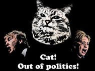Плакат в честь выборов в США