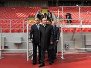 Посещение Путиным футбольного стадиона «Открытие Арена»