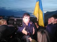 Михаил Саакашвили в рабочей поездке. Одесская область, Килийский район, октябрь 2016