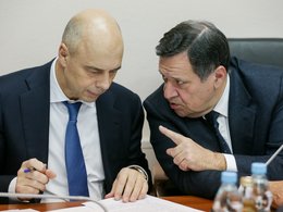 Министр финансов Антон Силуанов и председатель Комитета Государственной Думы по бюджету и налогам А.М.Макаров