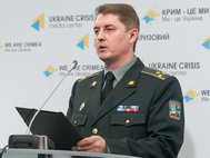 Спикер Минобороны Украины по вопросам силовой операции в Донбассе Александр Мотузяник.