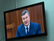 Допрос президента Украины В.Януковича.