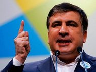 М. Саакашвили. Украинский политик.