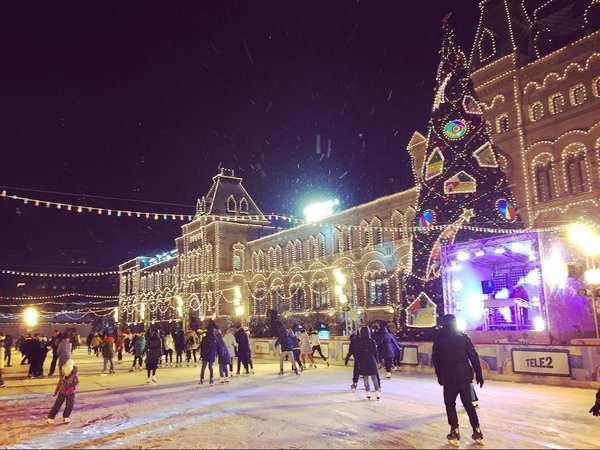 Каток на Красной площади