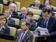 Пленарное заседание Государственной Думы. 2016 год.
