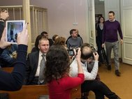 Алексей Навальный в зале суда