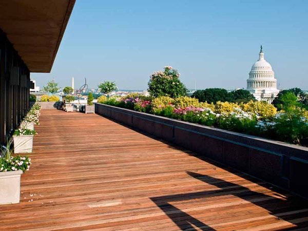 Вид на Капитолий, здание Конгресса США.