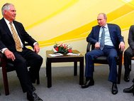 Рекс Тиллерсон и Владимир Путин