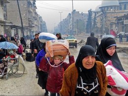 Жители покидают Алеппо