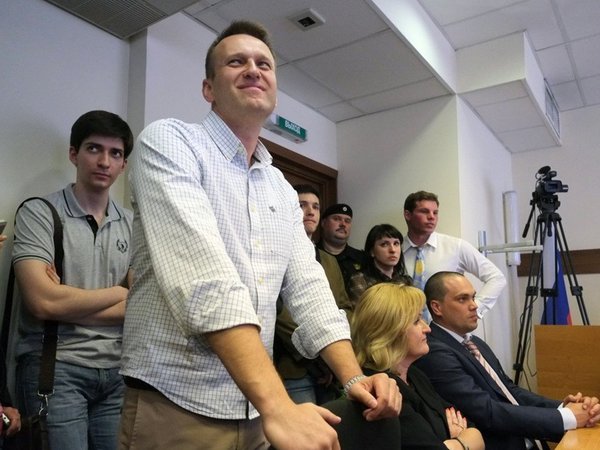 Алексей Навальный в Люблинском суде. 2015
