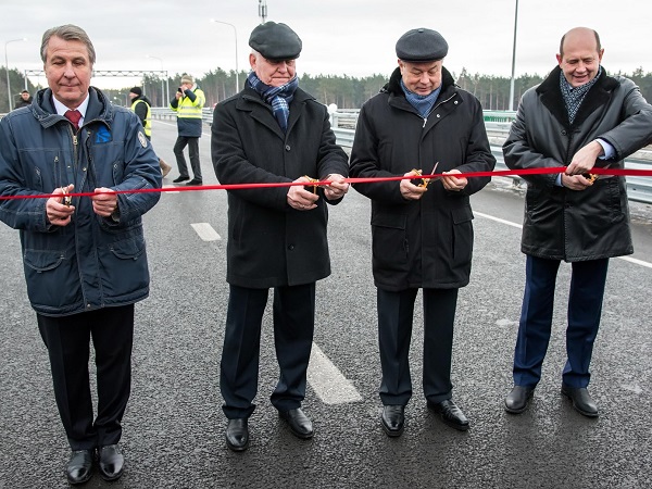 Торжественная церемония открытия движения на транспортной развязке «174 километр» автомобильной дороги М-3 «Украина»