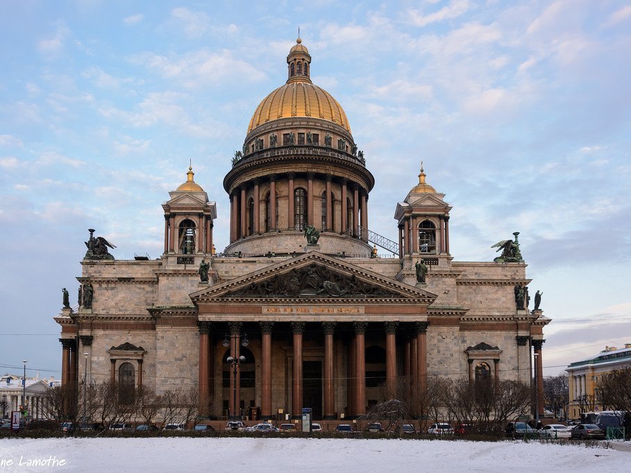 Фото сверху исаакиевский собор