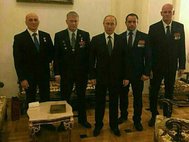 Владимир Путин с предполагаемыми участниками ЧВК Вагнера