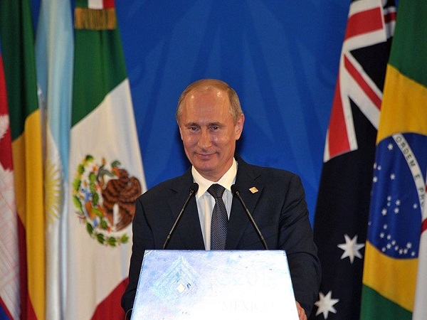 Владимир Путин в Мексике в 2012 году