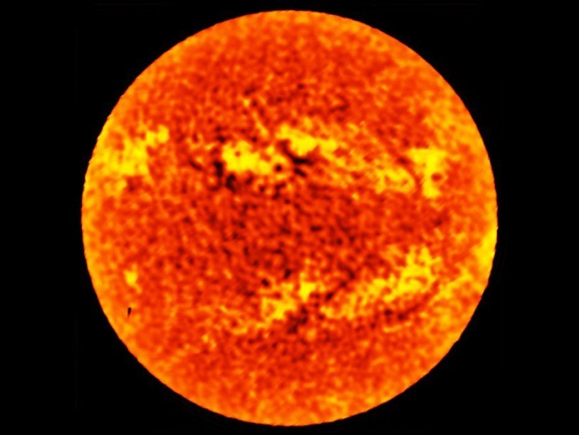 Полученная на ALMA полная карта солнечного диска