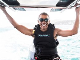 Барак Обама в отпуске на Виргинских островах