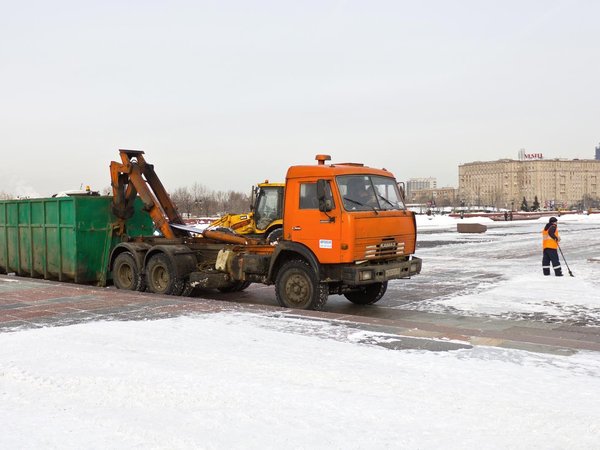 Большой мусоровоз картинки