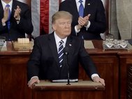 Дональд Трамп обращается к Конгрессу