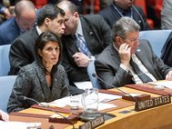 Никки Хейли выступает в Совете безопасности ООН