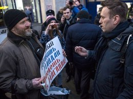 Алексей Навальный в Нижнем Новгороде. / фото - Юсси Фельдмалайнен
