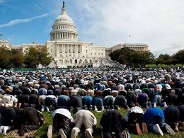 Мусульмане перед Белым домом