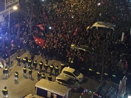 Акция у посольства Турции в Нидерландах