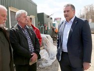 Сергей Аксенов в рабочей поездке